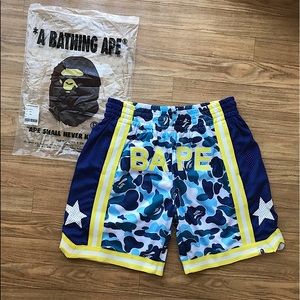 Bape A Bathing Ape Camo Shorts